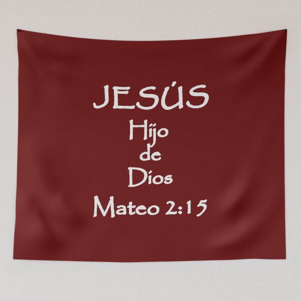 Item preview, Matthew 2:15 Jesus Son of God Spanish Bible Verse designed and sold by NombresDeJesus.