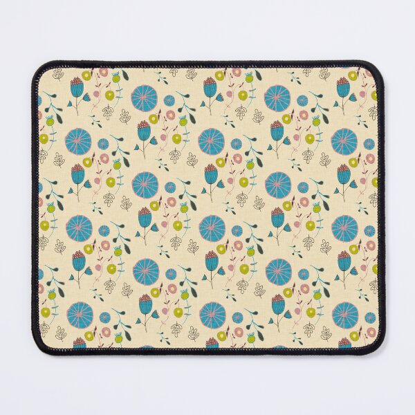 Item preview, 70s Floral Blue designed and sold by susycosta.