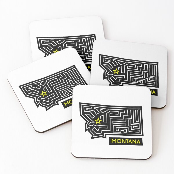 Item preview, State Lines - Montana designed and sold by LikewiseDesigns.