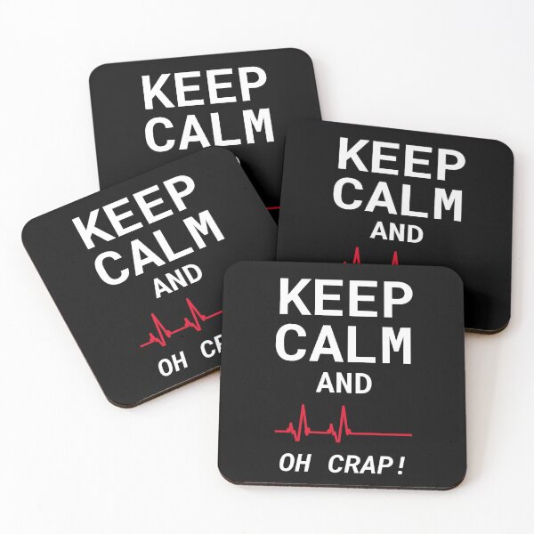 Item preview, Keep Calm and Oh Crap - Keep Calm EKG  designed and sold by molamode.