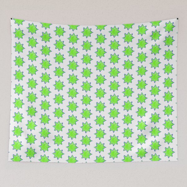 Item preview, Star, Crayon star, 8 point star, green star, star doodle designed and sold by Nostrathomas66.