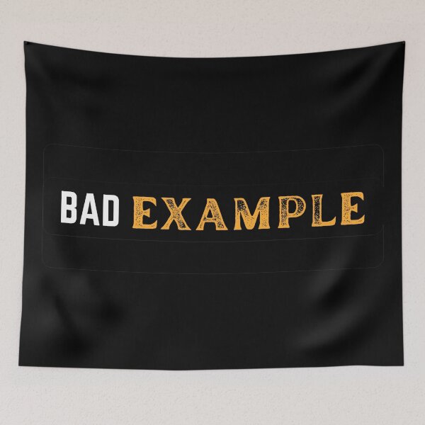 Item preview, Bad Example - Cool Motorcycle Or Funny Helmet Stickers And Bikers Gifts Sticker designed and sold by LostTraveller.