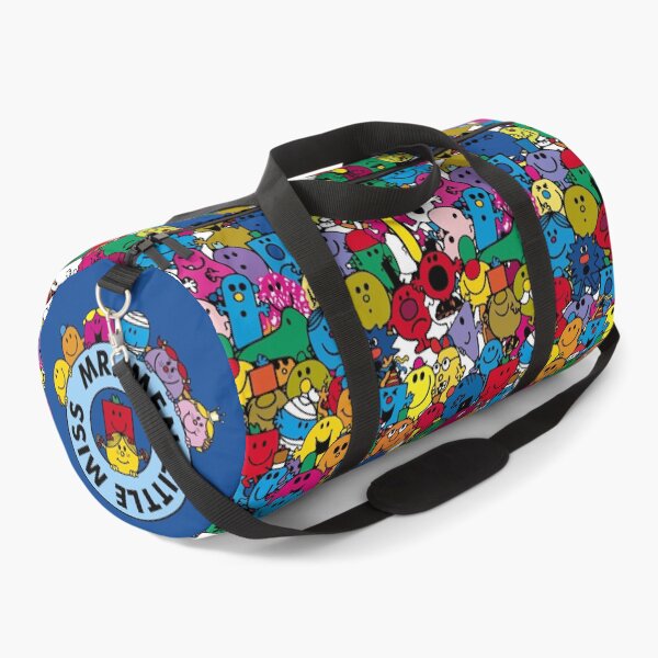 Mr Men Pattern Duffle Bag