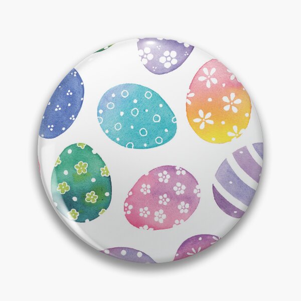 Item preview, Watercolour Easter Eggs Pattern designed and sold by Wendy Bazuta.