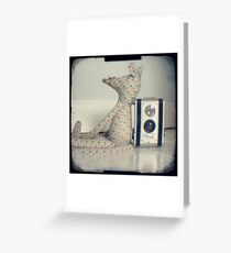 Mouse and camera Greeting Card