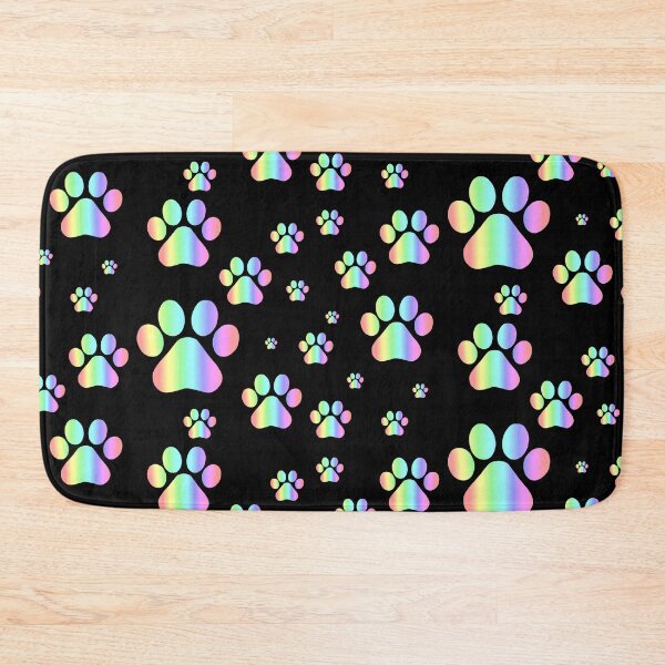 Item preview, Pastel Rainbow Pawprint Pattern  designed and sold by Deborah Camp.