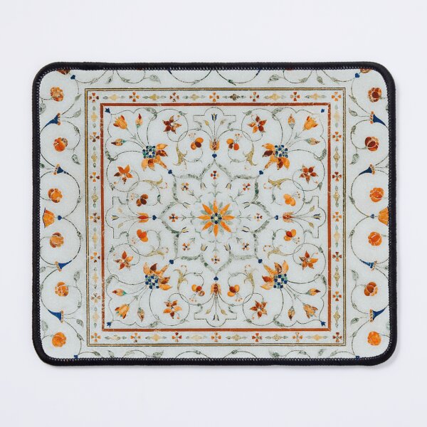 Item preview, Marble Design // A MUGHAL PIETRA DURA INLAID MARBLE FOOTREST NORTH INDIA, CIRCA 1700  designed and sold by apopofbeauty.