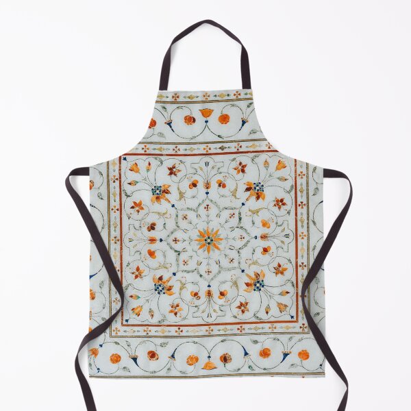 Item preview, Marble Design // A MUGHAL PIETRA DURA INLAID MARBLE FOOTREST NORTH INDIA, CIRCA 1700  designed and sold by apopofbeauty.