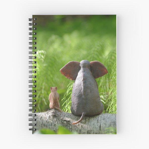 Item preview, elephant and dog sit on a green meadow 2 designed and sold by Mike Kiev art.