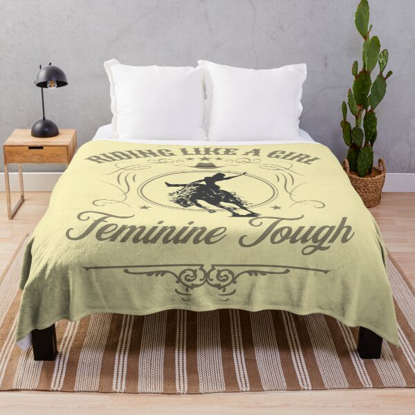 Item preview, Riding Like a Girl  Feminine Tough. black silhouette designed and sold by No1Equestrian.