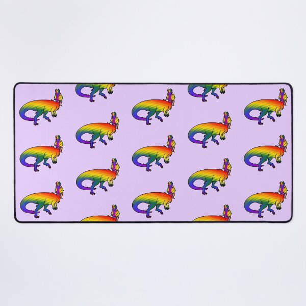 Item preview, PRIDEolophosaurus Prideosaur - Pride Flag Dinosaur designed and sold by saradrawspaleo.