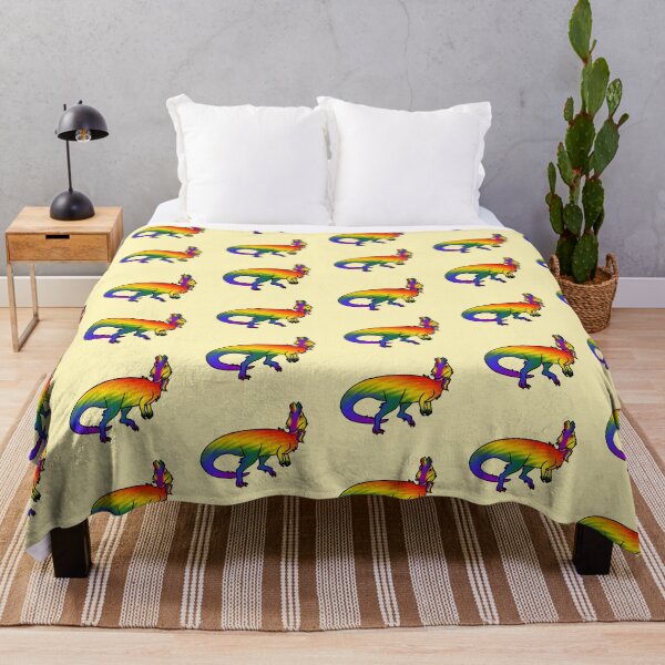 Item preview, PRIDEolophosaurus Prideosaur - Pride Flag Dinosaur designed and sold by saradrawspaleo.