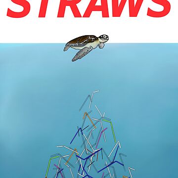 Turtle Straws Jaws Postcard for Sale by Cyanide & Sage