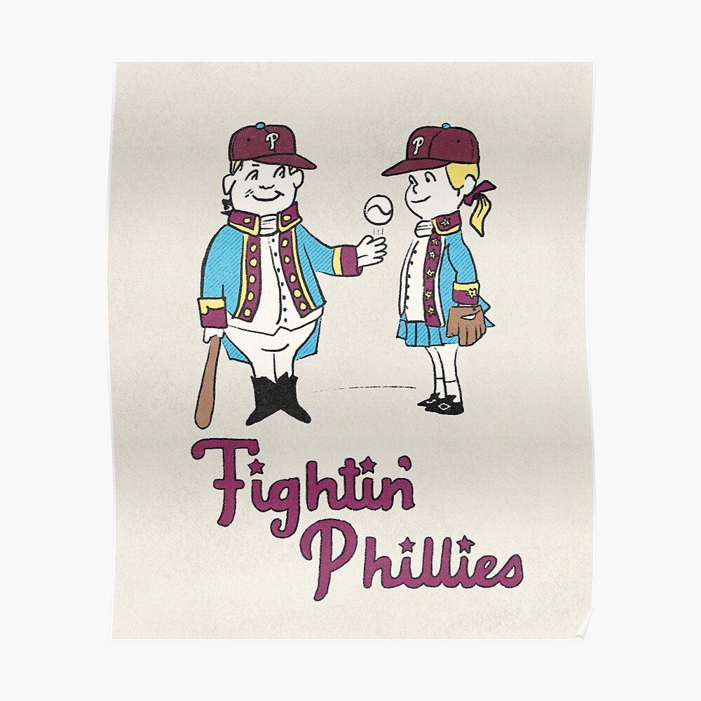 Philadelphia Phillies baseball the fightins caricature funny T