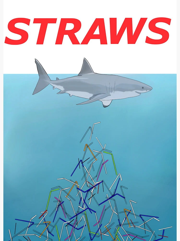 Turtle Straws Jaws Art Print for Sale by Cyanide & Sage