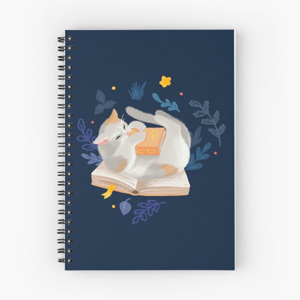 Item preview, Reading at night - biting cat designed and sold by Elenanaylor.