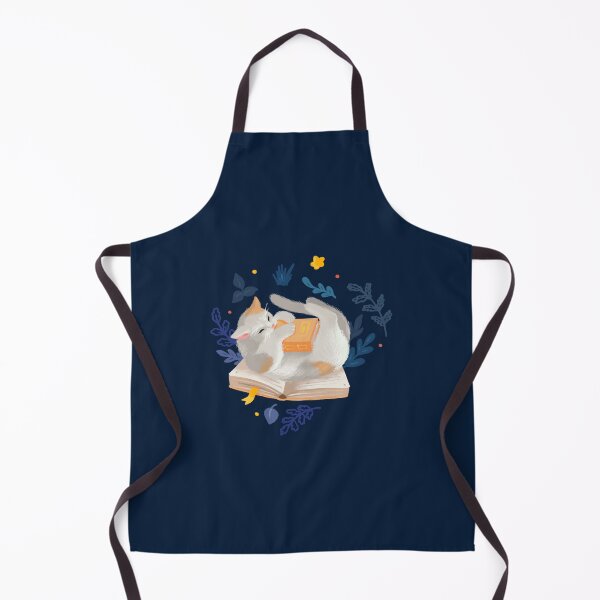 Item preview, Reading at night - biting cat designed and sold by Elenanaylor.