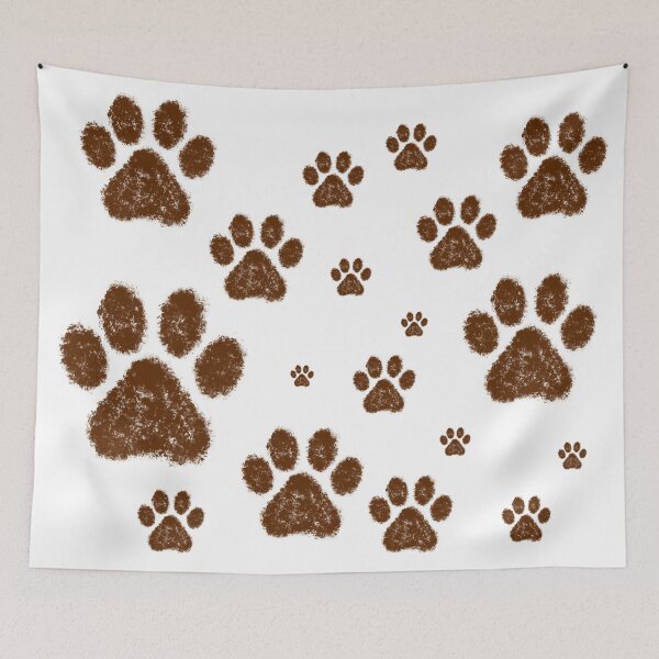 Item preview, Muddy Pawprint Pattern  designed and sold by Deborah Camp.