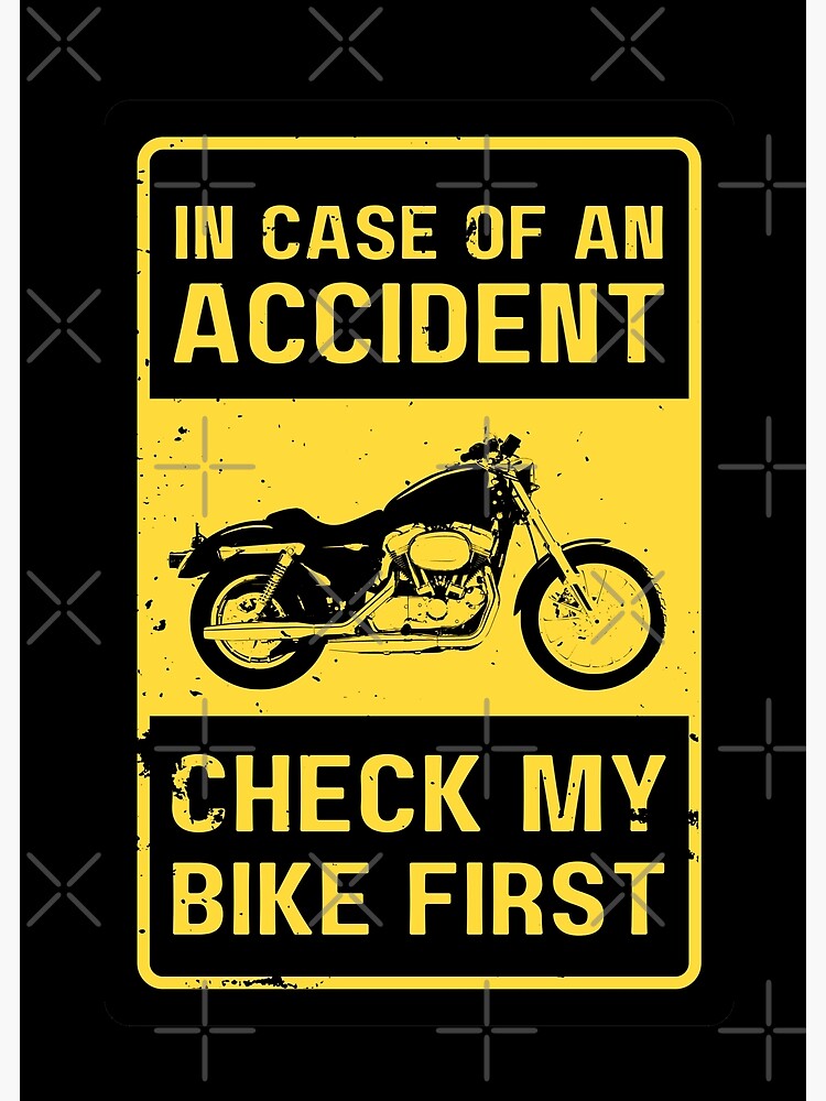 Insulting Bike Quote- Cool Motorcycle Or Funny Helmet Stickers And Bikers  Gifts Sticker Greeting Card for Sale by LostTraveller