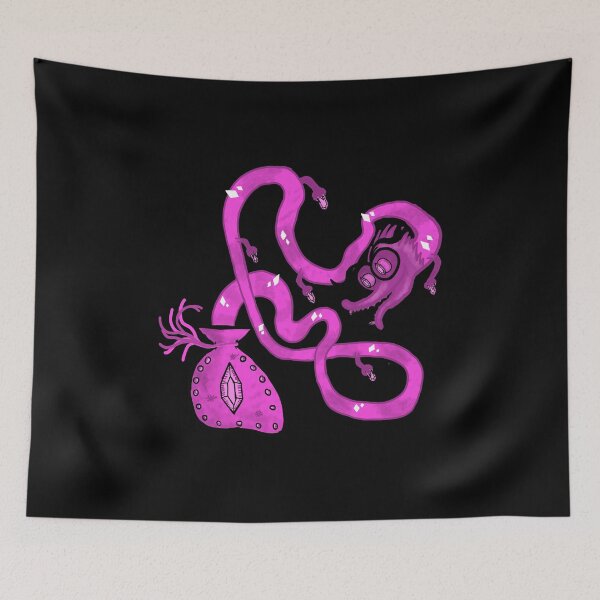 Item preview, Crystal Bag Dragon (Hot Pink) designed and sold by Tristogo.