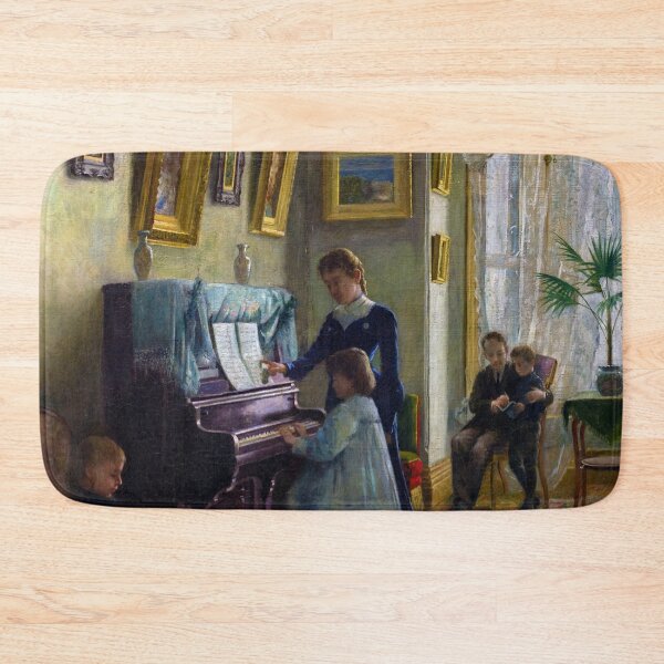 Item preview, Jeanne au Piano by Ludger Larose (1907) designed and sold by allhistory.