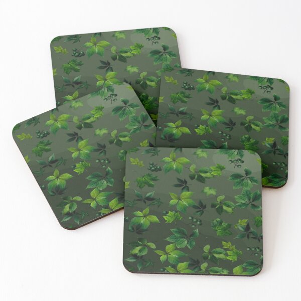 Item preview, green leaves designed and sold by adlkh.