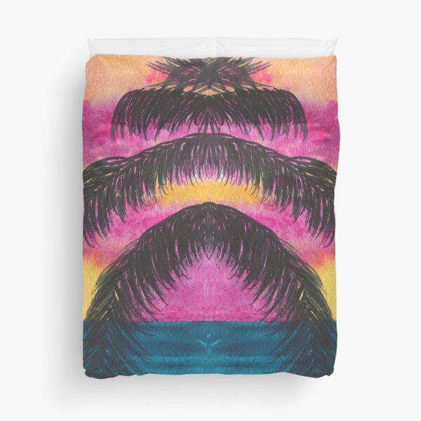 Item preview, Palm Tree Leaves in the Pink Sunset designed and sold by galleasstudio.