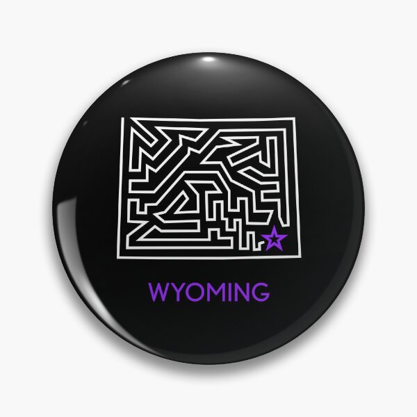 Item preview, State Lines - Wyoming designed and sold by LikewiseDesigns.