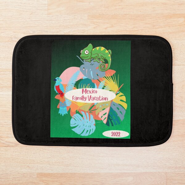 Aperçu de l'œuvre Mexico Family Vacation 2022 Travel Gifts For Families Traveling to Mexico in 2022 Seeking Sun, Beach, Culture, and Experience créée et vendue par AverageJoesBBQ.