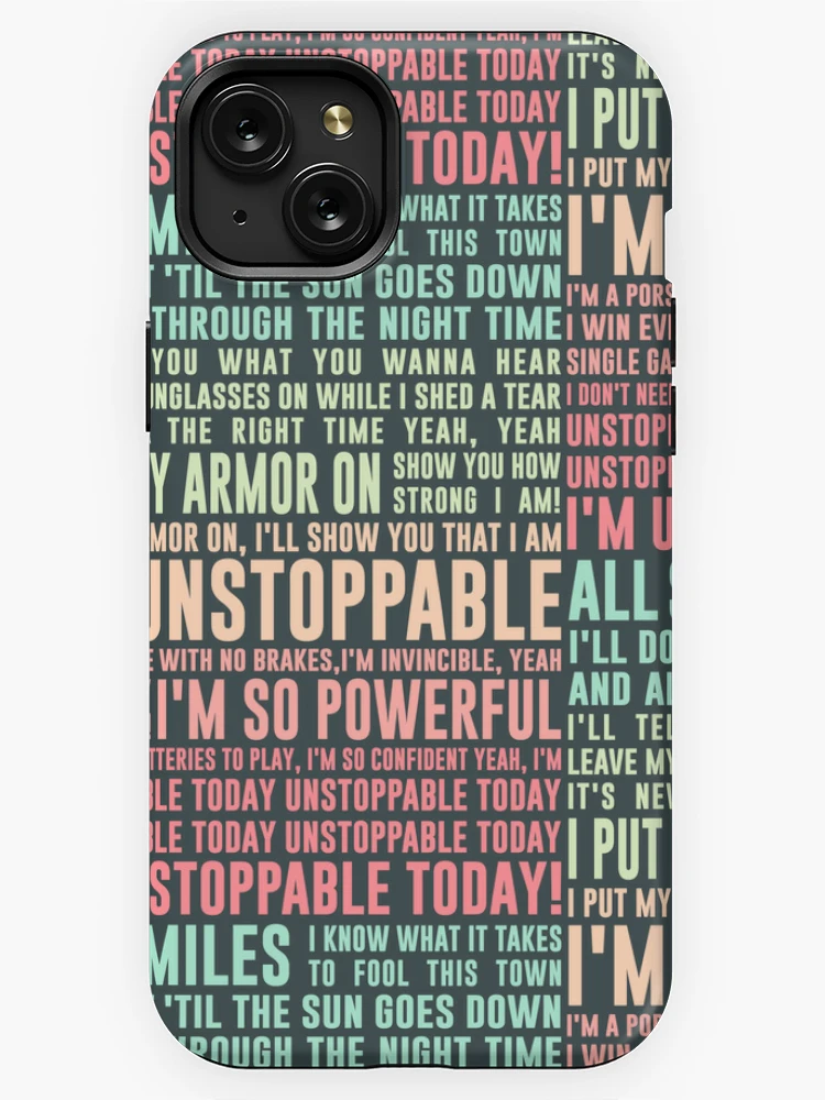 UNSTOPPABLE - SIA - music lyrics Pullover Hoodie for Sale by Ardalan  Saboori