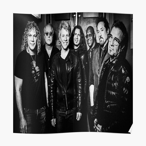 "Bon Jovi Rock Band On Tour 2022 ( It's My Life )" Poster by saesevi