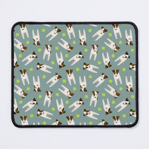 Item preview, Parson / Jack Russell Terriers w tennis balls designed and sold by katzdzynes.