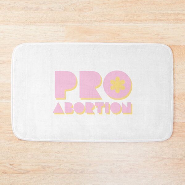 Item preview, PRO ABORTION - PRO CHOICE - PINK - YELLOW - LEGAL - USA  designed and sold by Tropical Blood.