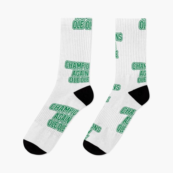 Item preview, CHAMPIONS AGAIN OLE OLE, Glasgow Celtic Football Club Green and White Layered Text Design designed and sold by MacPean.