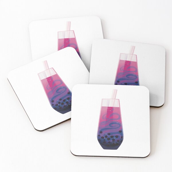Item preview, subtle bi pride boba swirl designed and sold by sunfloras.