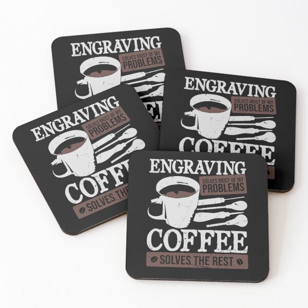 Item preview, Hand Engraving Engraver Coffee Lover Gift designed and sold by Marcid95.