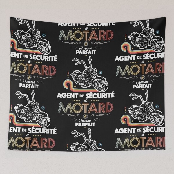 Aperçu de l'œuvre Agent de sécurité et motard l homme parfait créée et vendue par lepetitcalamar.