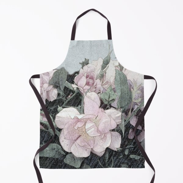 Item preview, Shabby Chic Romantic Rosebush Painting designed and sold by Anna Lemos.