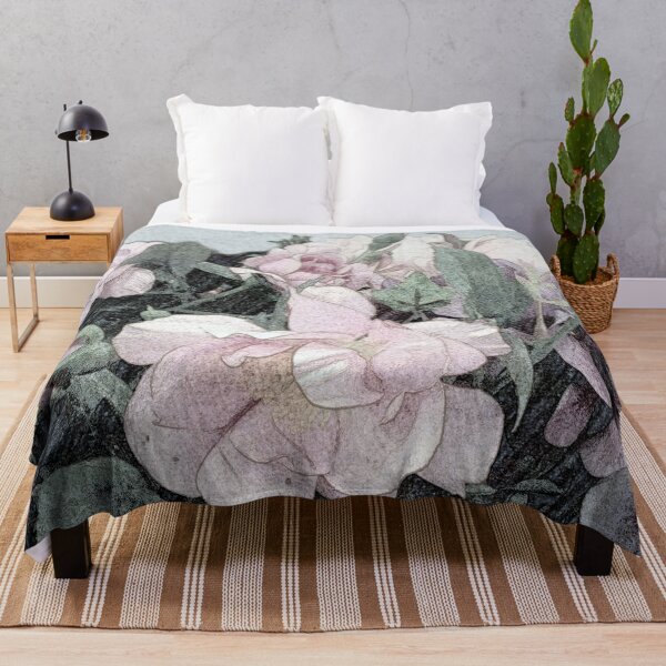 Item preview, Shabby Chic Romantic Rosebush Painting designed and sold by Anna Lemos.