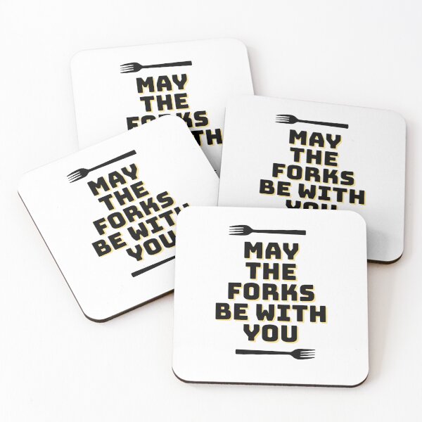 Item preview, FUNNY APRONS - APRON - MAY THE FORKS BE WITH YOU - STAR - KITCHEN designed and sold by Tropical Blood.