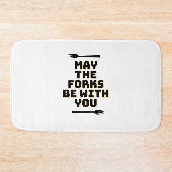 Item preview, FUNNY APRONS - APRON - MAY THE FORKS BE WITH YOU - STAR - KITCHEN designed and sold by Tropical Blood.