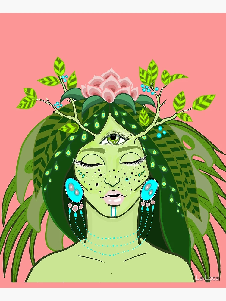 Thumbnail 6 of 6, Apron, Third eye designed and sold by La Loca.