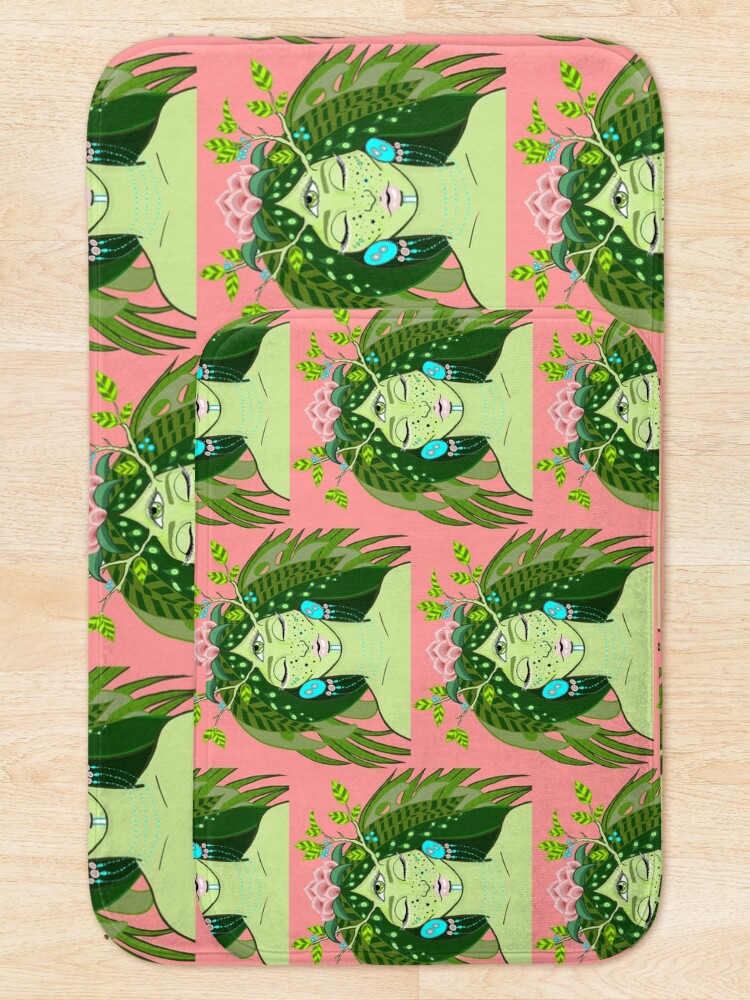 Thumbnail 5 of 6, Bath Mat, Third eye designed and sold by Cap696.