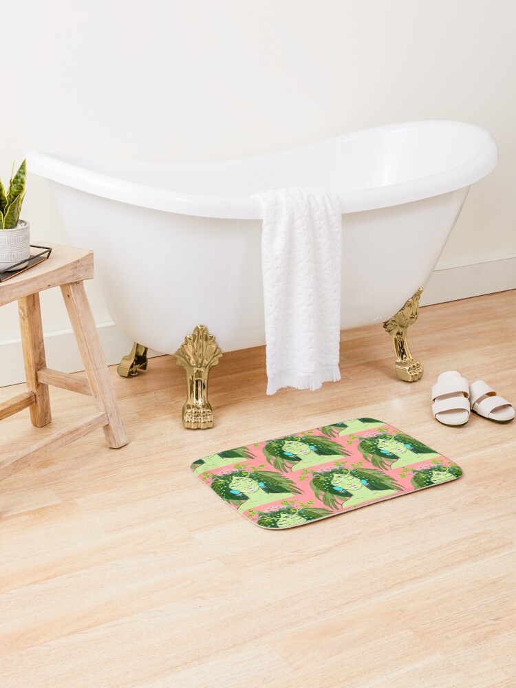 Thumbnail 2 of 6, Bath Mat, Third eye designed and sold by Cap696.
