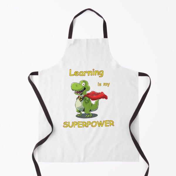 Item preview, Learning is my Superpower, Dinosaur, Animal, T Rex, Tyrannosaurus designed and sold by iHeartDinosaurs.