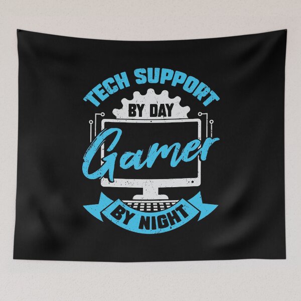 Item preview, Tech Support By Day Gamer By Night designed and sold by Marcid95.