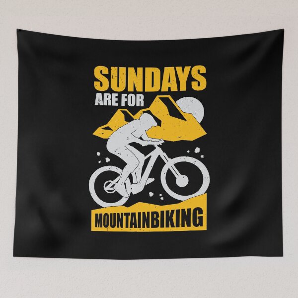 Item preview, Sundays Are For Mountainbiking Mountainbiker Gift designed and sold by Marcid95.