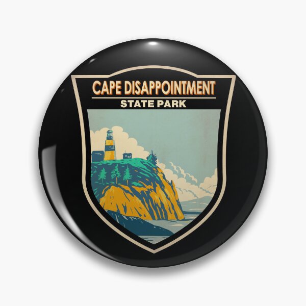 Item preview, Cape Disappointment State Park Washington Badge designed and sold by KrisSidDesigns.