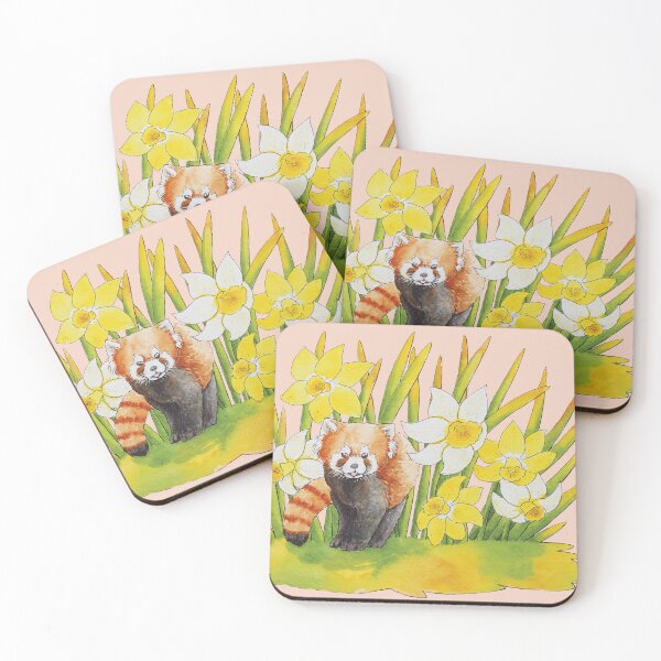 Item preview, Spring Red Panda designed and sold by LarariaArt.