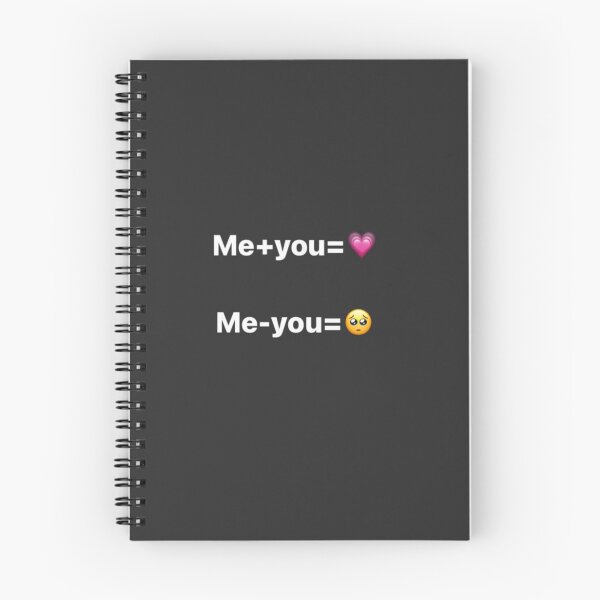 Item preview, Me plus you equals love , me minus you equals sad designed and sold by Keny13.